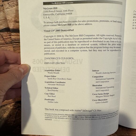 Visual C# 2005 DeMYSTiFieD Self-Teaching Guide Jeff Kent Programming Book - Picture 7 of 12